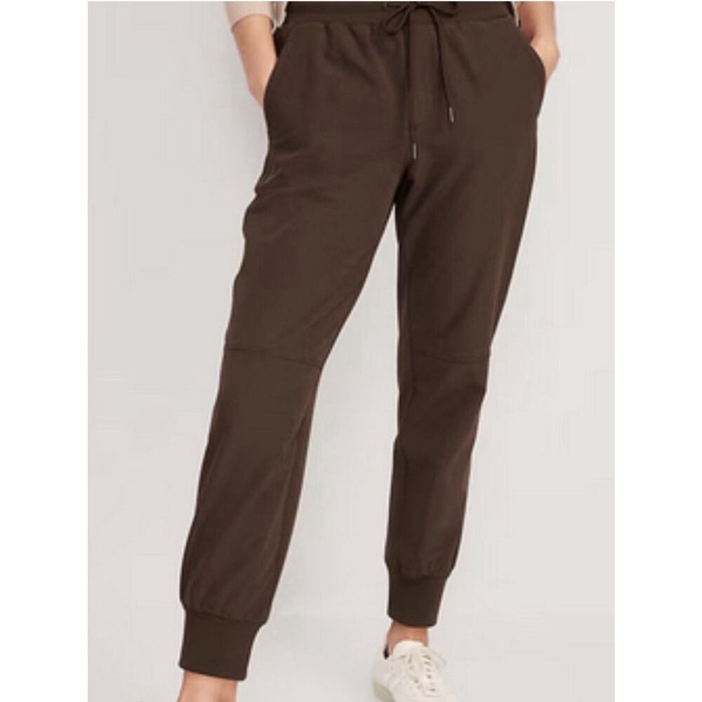 Old Navy Pants Womens MP Navy Dynamic Fleece High Rise Jogger Zipper Pockets SM